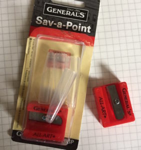 package of General's Sav-a-Point pencil caps and sharpeners